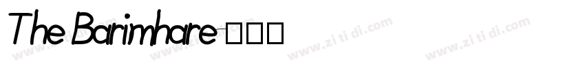 The Barimhare字体转换